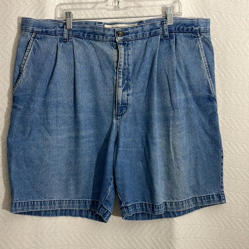 VTG Mens Dockers Shorts Big Tall Khakis 44 Denim Jean shorts Y2K 80s